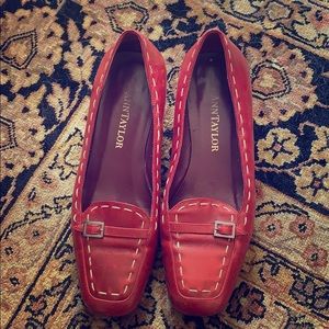 Deep red Ann Taylor Stitched